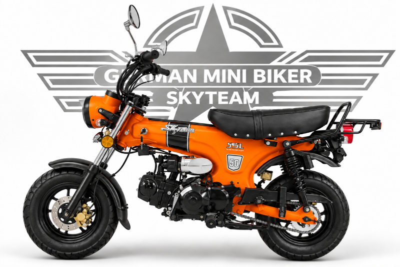 Artikelbild 3 des Artikels “SKYTEAM - SKYMAX 50 Matt-Orange E5 CLUB-S Injektion Mofa 25 km/h Zulassung“