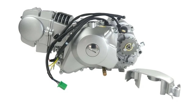 Artikelbild 3 des Artikels “Motor 125cc ,  4 Gang/Handkupplung mit Anlasser & Kickstarter in Silber “