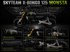 Artikelbild 4 des Artikels “Skyteam - X-BONGO 125 ABS MATT-BLACK-MONSTA E5+ NEU 2026 “