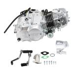 Zhongshen Motor 125cc 4 Gang/Handkupplung mit Anlasser & Kickstarter in Silber! 