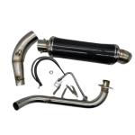 Auspuff V2A-Carbon-Style BS1019 untenliegend Skymax & Le Mans 