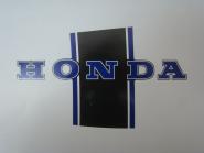 Honda Bauchbinde Schwarz/Blau 1 Paar Links & Rechts 