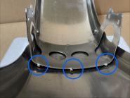 B-Ware F8 Skymax Schutzblech vorn Chrom 