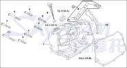 -8 HALTER KUPPLUNGSZUG AM MOTOR KURZ VERSION SKYTEAM ABB. 12 SKYMINI 125 