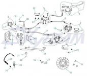 -8/-6 E4 Mutter M6 - Halter Bremsflüssigkeits-Behälter - Hauptbremszylinder hinten - CBS-Bremssystem Abb.21  1.STK 