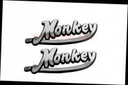Emblem Monkey Silber für TANK 
