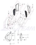 -8G Seitendeckel links X-Bongo 50 & 125 Abb. 19 