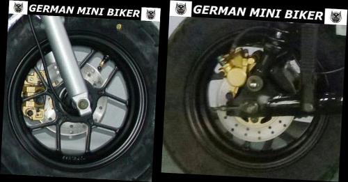 Artikelbild des Artikels “-6 Skymax 50 & 125 Original SKYTEAM ALU-FELGEN SET vorn + hinten, schlauchlos mit Zulassung 