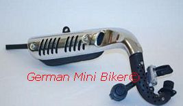 Artikelbild des Artikels “Auspuff EU2 obenliegend Skymini 50cc mit Abgasdose! “
