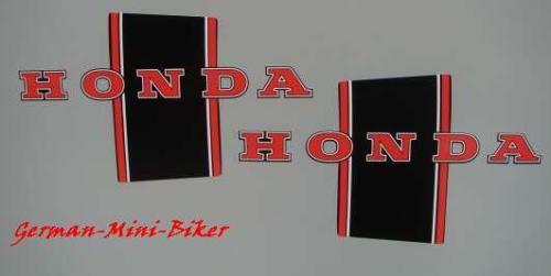 Artikelbild des Artikels “Honda Bauchbinde Schwarz/Rot 1 Paar Links & Rechts “