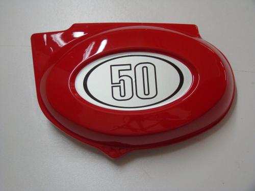 Artikelbild des Artikels “Seitendeckel Batterie 50cc Links ROT “