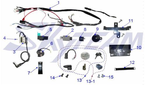Artikelbild des Artikels “-8 Zündspule Skymini-Skybongo 50cc & 125cc “