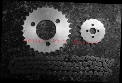 Artikelbild des Artikels “Skymini 50 8zoll Rad 16Z/34Z/78GL EURO 4-5 Kettensatz Competition Injektion-Modelle “