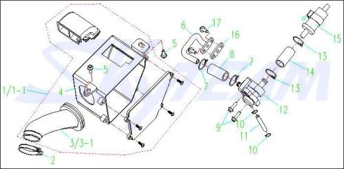 Artikelbild des Artikels “-Cobra Luftfilter 125cc komplett “