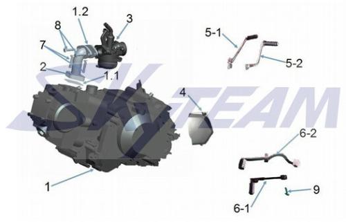 Artikelbild des Artikels “Oriignal Skyteam Motor 50cc in Schwarz “