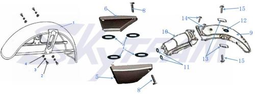 Artikelbild des Artikels “-ACE Gummiring - Schutzblech hinten 1 Stück “
