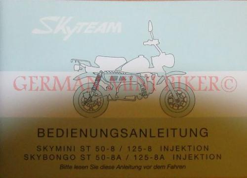 Artikelbild des Artikels “Bedienungsanleitung Skymini/Skybongo Deutsch - EU5 50 & 125cc “