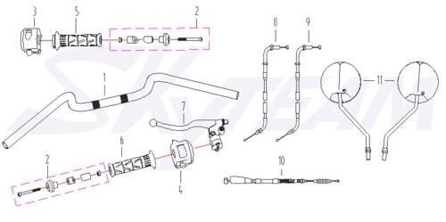 Artikelbild des Artikels “-8G Lichtschalter Armatur links X-Bongo Abb. 4+6 “