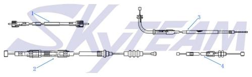 Artikelbild des Artikels “-8 Gaszug 50 & 125cc E3 Vergaser-Modelle “